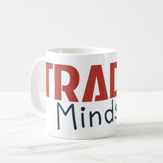 Trader Mindset – Discipline, Focus, Trading Psycho Kaffeetasse (Vorderseite Links)