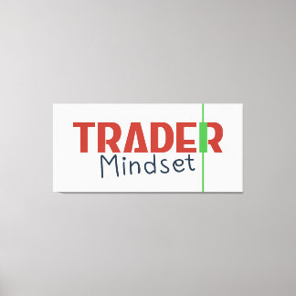 Trader Mindset – Discipline Focus & Trading Psycho Leinwanddruck