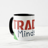 Trader Mindset – Discipline, Focus, Trading Psycho Tasse (Vorderseite Links)