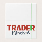 Trader Mindset – Discipline Focused Trading (Außenseite Aufgefaltet)