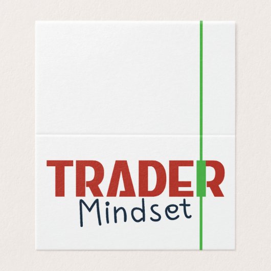 Trader Mindset – Discipline Focused Trading (Außenseite Aufgefaltet)