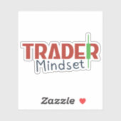 Trader Mindset – Discipline Focused Trading Aufkleber (Blatt)