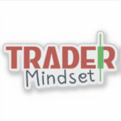 Trader Mindset – Discipline Focused Trading Aufkleber (Vorderseite)