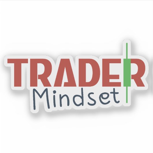 Trader Mindset – Discipline Focused Trading Aufkleber (Vorderseite)
