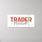 Trader Mindset – Discipline Focused Trading Leinwanddruck (Vorderseite)