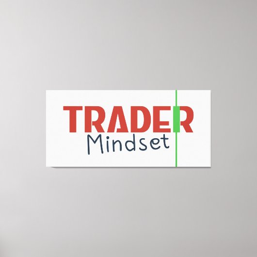 Trader Mindset – Discipline Focused Trading Leinwanddruck (Vorderseite)