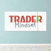 Trader Mindset – Discipline Focused Trading Leinwanddruck (Insitu (Holzboden))