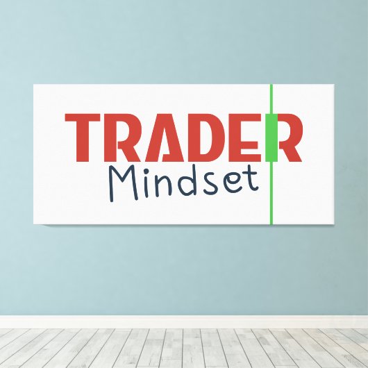 Trader Mindset – Discipline Focused Trading Leinwanddruck (Insitu (Holzboden))