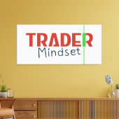 Trader Mindset – Discipline Focused Trading Leinwanddruck (Insitu (Wohnzimmer))