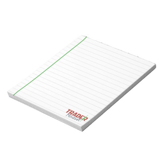 Trader Mindset – Discipline Focused Trading Notizblock (Rotiert)