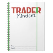 Trader Mindset – Discipline Focused Trading Notizblock (Vorderseite)