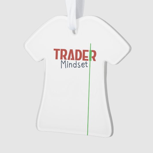 Trader Mindset – Discipline Focused Trading Ornament (Vorderseite)