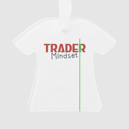 Trader Mindset – Discipline Focused Trading Ornament (Vorderseite)
