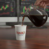 Trader Mindset – Discipline Focused Trading Pappbecher