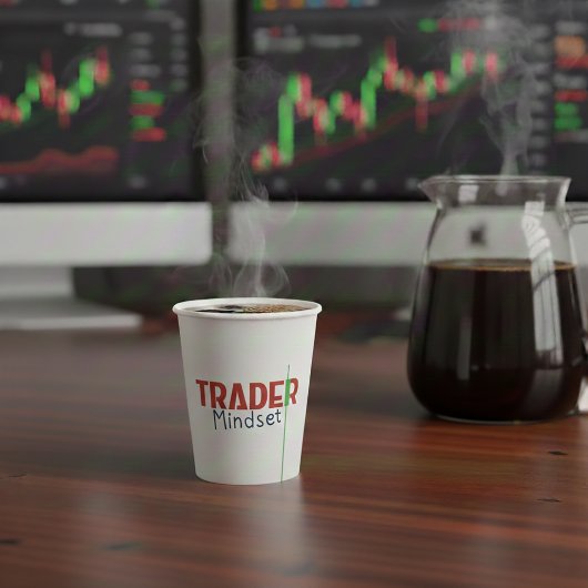 Trader Mindset – Discipline Focused Trading Pappbecher