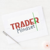 Trader Mindset – Discipline Focused Trading Rechteckiger Aufkleber (Umschlag)