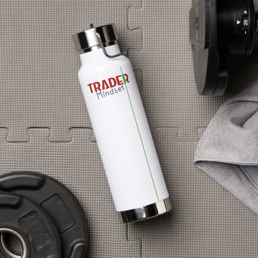 Trader Mindset – Discipline Focused Trading Trinkflasche (Fitnesstudio (gedreht))