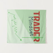 Trader Mindset – Discipline Focused Trading Wandteppich (Vorderseite (Horizontal))