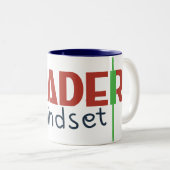 Trader Mindset – Discipline Focused Trading Zweifarbige Tasse (VorderseiteRechts)