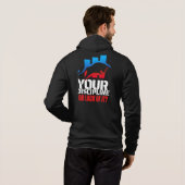 Trader motivation | Bull | Discipline Hoodie (Schwarz voll)