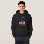 Trader motivation | Bull | Discipline Hoodie (Vorne ganz)