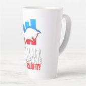 Trader motivation | Bull | Discipline Milchtasse (Rechte Ecke)