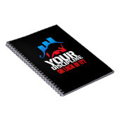 Trader motivation | Bull | Discipline Notizblock (Rechte Seite)