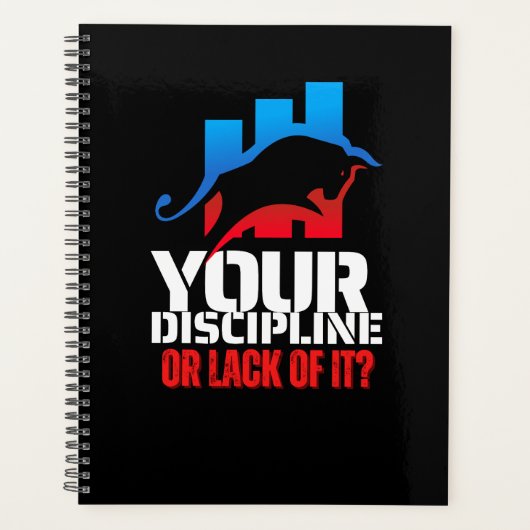 Trader motivation | Bull | Discipline Planer (Vorderseite)