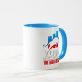Trader motivation | Bull | Discipline Tasse (VorderseiteRechts)