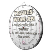 Trades-Wom-An — Dartscheibe (Vorderseite rechts)