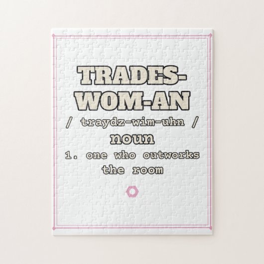 Trades-Wom-An — Puzzle (Vertikal)