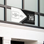 Tradeshow Display Signage QR Code Upload Your Logo Banner (Äußeres Gebäude)