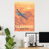 Tradewind Aviation Poster (Heimbüro)