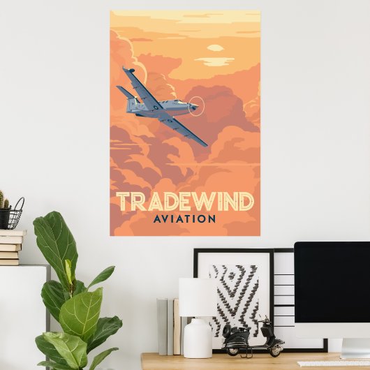 Tradewind Aviation Poster (Heimbüro)