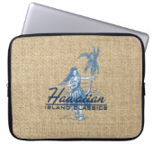 Tradewinds Hawaiian Hula Girl Neoprene Wetsuit Laptopschutzhülle (Vorderseite)