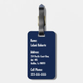 Tradewinds Hawaiian Island Hula Girl Bright Gepäckanhänger (Rückseite vertikal)