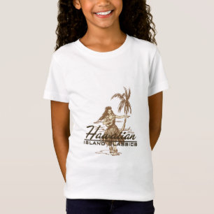 Tradewinds Hawaiian Island Hula Mädchen T-Shirt