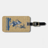 Tradewinds hawaiische Insel Hula Mädchen hell Gepäckanhänger (Vorderseite horizontal)