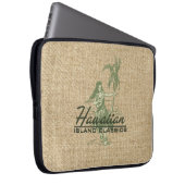 Tradewinds hawaiischer Hula Mädchen-NeoprenWetsuit Laptopschutzhülle (Vorne Rechts)