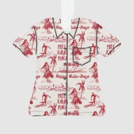 Tradewinds Holiday Hawaiian Hula Girl Ornament