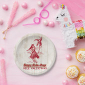 Tradewinds Holiday Hawaiian Hula Girl Pappteller (Party)