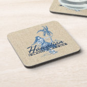 Tradewinds Hula Mädchen-hawaiische Getränkeuntersetzer (Linke Seite)