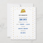 Tradie Baby Birth Announcement Certificate Card RSVP Karte (Vorderseite)