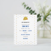 Tradie Baby Birth Announcement Certificate Card RSVP Karte (Stehend Vorderseite)