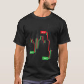 Trading Buy Low Sell High Stock Trading Crypto T T-Shirt (Vorderseite)