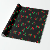 Trading Chart Pattern Streetwear Red Green Candle Geschenkpapier (Ungerollt)