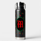 Trading Chart Pattern Streetwear Red Green Candle Trinkflasche (Vorderseite)