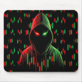 Trading Chart Pattern Streetwear rote grüne Kerze Mousepad (Vorne)