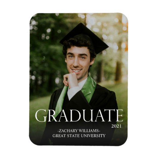 Trading Graduate 3M & Foto Abschluss Magnet Darker (Vertikal)