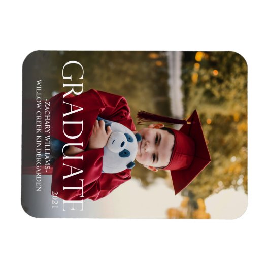 Trading Graduate 3M & Foto Abschluss Magnet Lighte (Horizontal)